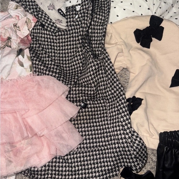 Nicole Miller Kids Matching Set - Black, White, Pink - Picture 10 of 11